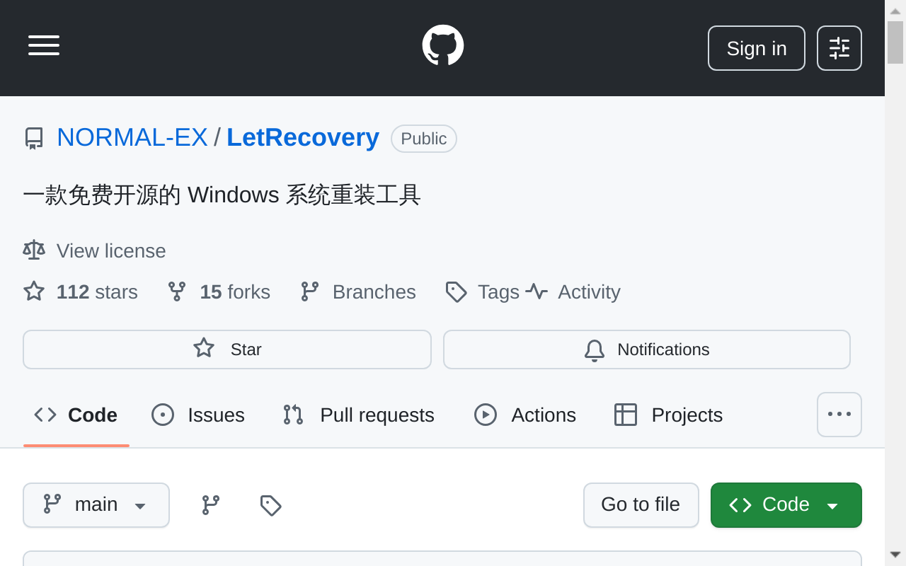 NORMAL-EX/LetRecovery: Windows 系统重装与恢复工具